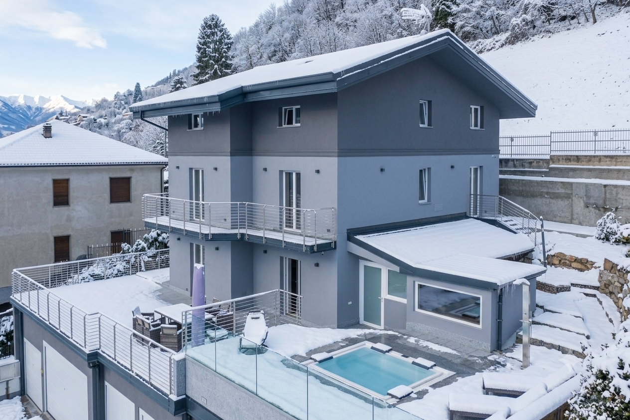 Villa Patrizia in winter